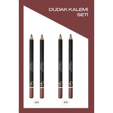 Golden Rose Lipliner NO:223 2x ve NO:222 2x Dudak Kalemi 4'lü Set