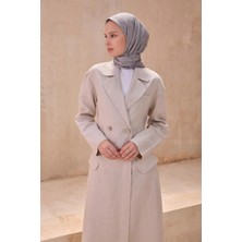 Belli Geometrik Desen Premıum Soft Vizon Eşarp 10