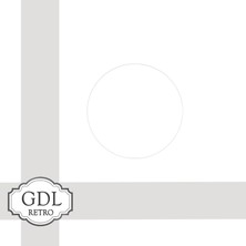 Gdl Retro 45 Lik Plak Kılıfı - 10 Adet (200 gr Kağıt)