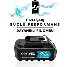 Optivex 21V Akülü Testere Bataryası