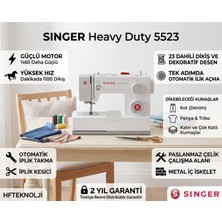 Singer 5523 Heavy Duty Mekanik Ev Tipi Dikiş Makinesi