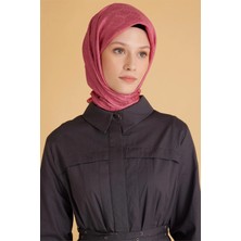 Belli Logo Desen Monogram Pembe Eşarp 1