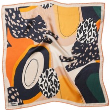 Silqoora %100 Ipek Bandana Fular Art Collection (55X55 Cm)-Le Fauve