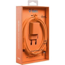 Lyon Tech Lyontech Ttec Smartcharger Gan 20W Pd Seyahat Hızlı Şarj Aleti + Usb-C - Lightning 120CM Kablo (2SCG20LN) | iPhone Uyumlu, Hızlı ve Güvenli Şarj