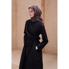 Belli Logo Desen Paulista Kestane Eşarp 11