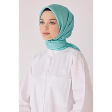 Belli Geometrik Desen Ipek Eşarp 4055D (Twill)-83