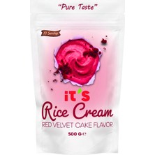 it's Rice Cream Red Velvet Aromalı 500 G Pirinç Kreması
