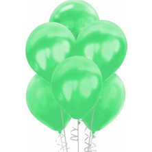 Gemar Rasyonel Metalik Balon  Yeşil - 15 Adet