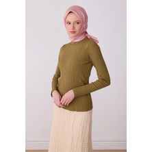 Belli Pembe Klasik Desen %100 Twill İpek Eşarp 4326 - 01