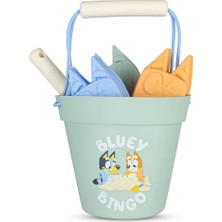 Swim Essentials Bluey Silikon Oyuncak Seti - Kova, Kürek ve 3 Adet Kalıp