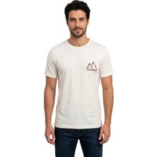 Cazador 44330 Ekru Erkek Bisiklet Yaka Tshirt
