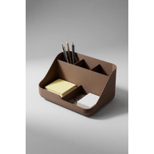 MYCRAFT3D Minimal Masaüstü Organizer Kalemlik Notluk Standı Çok Bölmeli Ofis Düzenleyici 11X8