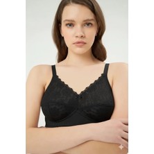 Eros Balensiz Toparlayıcı Telsiz Dikişsiz Iz Yapmayan Ekstra Minimizer Desteksiz Siyah Ten Ekru