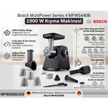 Bosch MFWS440B Kıyma Makinesi  +  Dijital Mutfak Tartısı Hediye