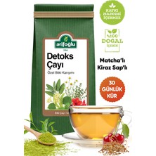 Arifoğlu Detoks Çayı Matcha & Kiraz Sapı Içeren 12 Özel Bitki Kürü - 30 Gün 150GR