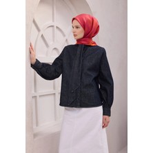 Belli Geometik Desen Ipek Eşarp 4201D (Twıll) Mor - 36