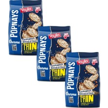 Yayla Popnays Gurme Karabuğday Kinoa ve Chialı Ince Pirinç Patlağı 80 G X3