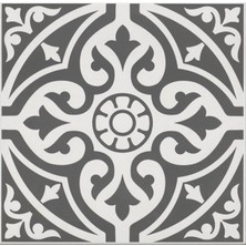 Çanakkale Seramik Ornament Mat Siyah Klasik Sırlı Granit 33X33