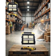 tp Buğz Çok Fonksiyonlu LED Projektör Kamp Lambası Solar Şarjlı Powerbank Özellikli