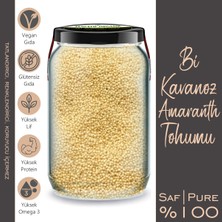 Zencefil Organik Amaranth Bi Kavanoz 660 Cc. Cam Kavanozda 500 Gr. Amarant Tohumu