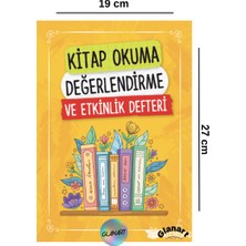 Glanart Kitap Okuma Değerlendirme ve Etkinlik Defteri A4 Boy 64 Sayfa 1 Adet