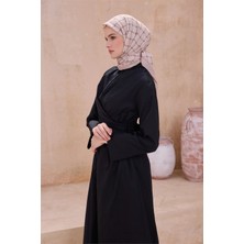 Belli Geometrik Desen Paulista Bej Eşarp 9