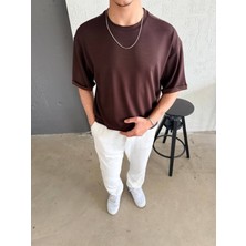 Kendim Fashion Erkek Duble Kol Basic Tişört