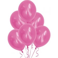 Gemar Rasyonel Metalik Balon Pembe - 15 Adet