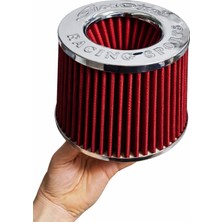 Carlone Simota 76MM Açık Hava Filtresi-Open Air Filter-Performans Hava Filtresi-Kırmızı