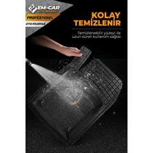 Melka Porshce Taycan Elektrikli 2018 Sonrası Uyumlu 4d Havuzlu Oto Paspas %100 Kauçuk Kaydırmazlı