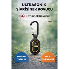 Rose Teknoloji Ultrasonik Sivrisinek Kovucu Taşınabilir Anahtarlık Tipi 7 Frekans Şarjlı Evcil Hayvan Kullanımına Uygun Outdoor Kullanım