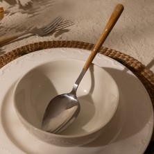 Bambum Valls Kaşık - Açık Kahverengi / Gri - 21 cm