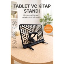 Hobbi Tasarım Kitap Okuma ve Tablet Standı Siyah