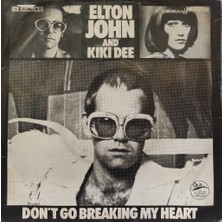 Kadıköy Plak Kulübü Elton John & Kiki Dee – Don't Go Breaking My Heart 45'lik