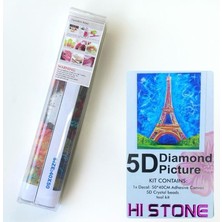 NT Boncuklu Taşlı Pano Mozaik Elmas Goblen Diamond Tablo 50 x 40 cm Paris