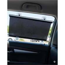 Abnturk 58 x 126 Ebat, Sarılabilir Stor Mekanizmalı Araç Içi Cam Güneşliği Ofis Ev Cam Güneşliği