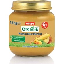NW NessiWorld Organik Kayısı Muz Püresi Kavanoz Maması 125 gr