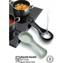 Kocadal Mht Ivanna Serisi 2’li Modern Mutfak Tezgah Üstü Kepçe Altlığı ve Kaşıklık Seti 722865 Mh