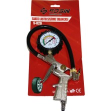 Kocadal Mht Saatli Hava Ölçme Lastik Şişirme Tabancası 12 Bar Basınçlı - 1/4 Rekor (5047) Mht