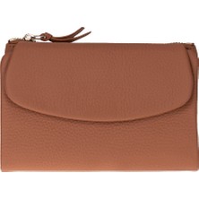 BloominBag Élıa Warm Tan Medium Deri Kadın Cüzdan & Clutch