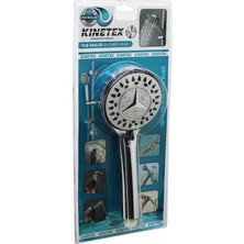 Kocadal Mht Mercedes Orta Yuvarlak- Bombeli=9.5cm Duş Başlık Kademeli Krom Gövde- Siyah Kenar-Iğne S