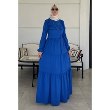 Rabia Şamlı Bade Elbise Saks
