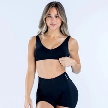 Dfyne Siyah Impact Scoop Back Spor Bra