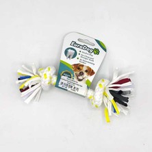 Muratech Eurodog Diş Ipi Iki Düğüm Kalın Sarı Beyaz 15 cm