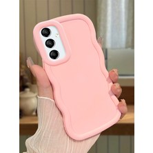 HONTINGA Samsung Galaxy A24 Uyumlu Kılıfı Düşüme Önleyici Basitlik Anti Düşme Darbeye Dayanıklı Basit Pembe Yumuşak Silikon Telefon Kılıfı K9-0000
