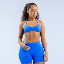 Dfyne Elektrik Mavisi Impact Strappy Bra - Destekleyici Spor Bra