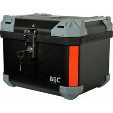 Bgc Motosiklet Arka Çanta 42 Litre Siyah Kare Çanta