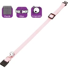 Karlie Muratech Karlıe Boyun Tasma Çıng. 30 cm Toz Pembe