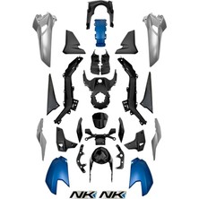 Cf Moto 250NK Grenaj Seti Komple 23 Parça Mavi