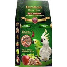 Muratech Eurogold Deluxe Papağan Fruits-Nuts 650 gr